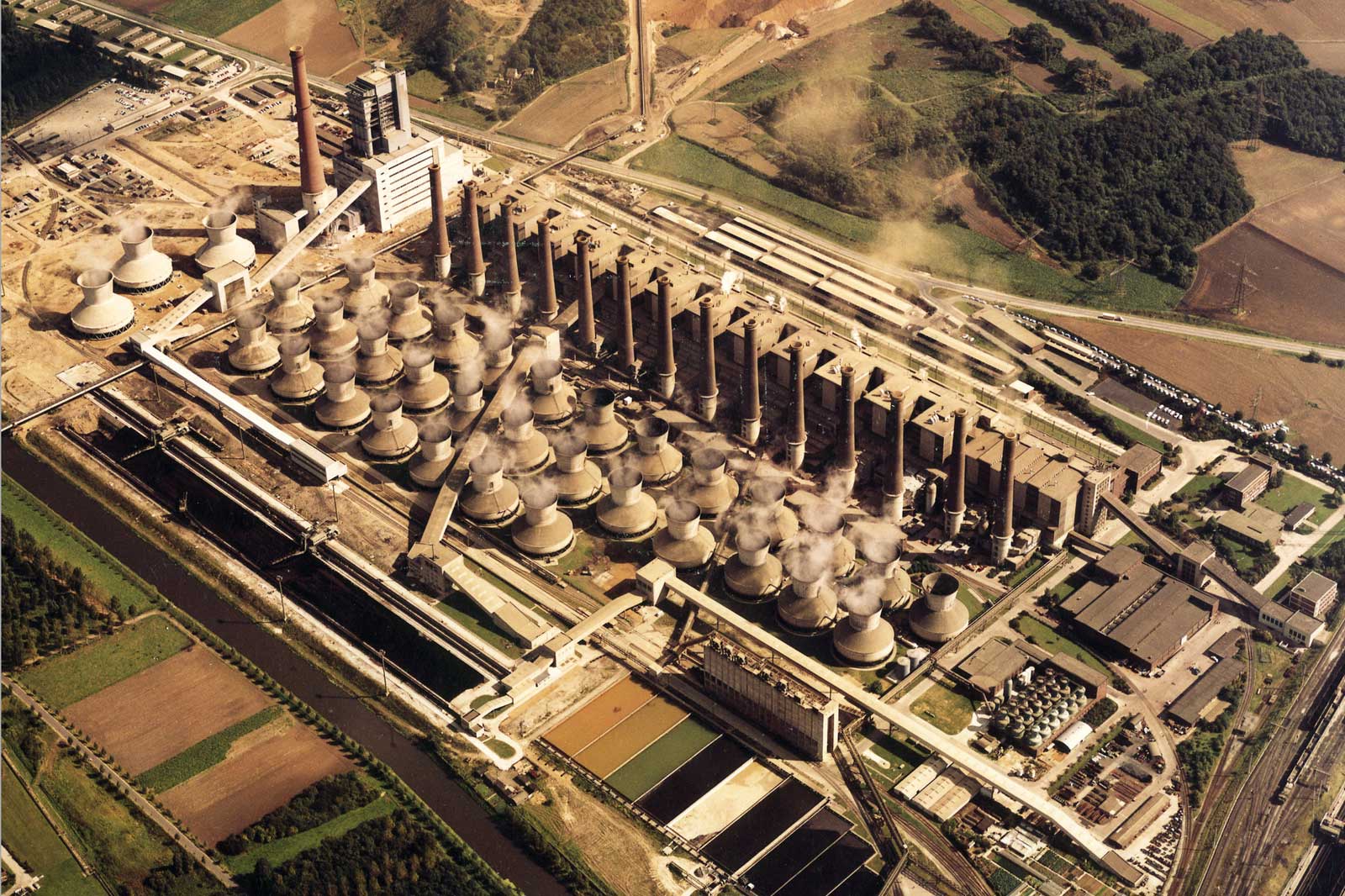 Frimmersdorf power plant, 1966